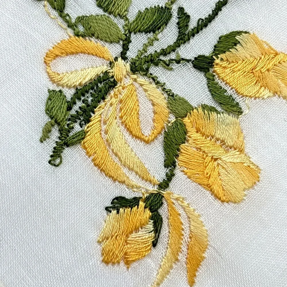 Heirloom Linen Cottagecore Handkerchief Fancy Cottage Vintage Feminine Dainty